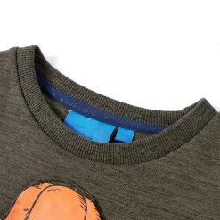 vidaXL Sweatshirt pour enfants foncé mélangé 104