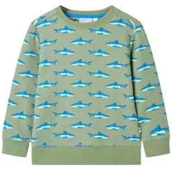 vidaXL Sweatshirt pour enfants kaki clair 104