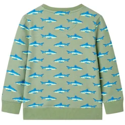 vidaXL Sweatshirt pour enfants kaki clair 104