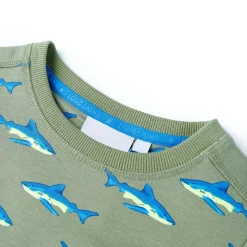 vidaXL Sweatshirt pour enfants kaki clair 104