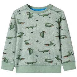 Vêtements & Accessoires-vidaXL Sweatshirt pour enfants mélange kaki clair 92