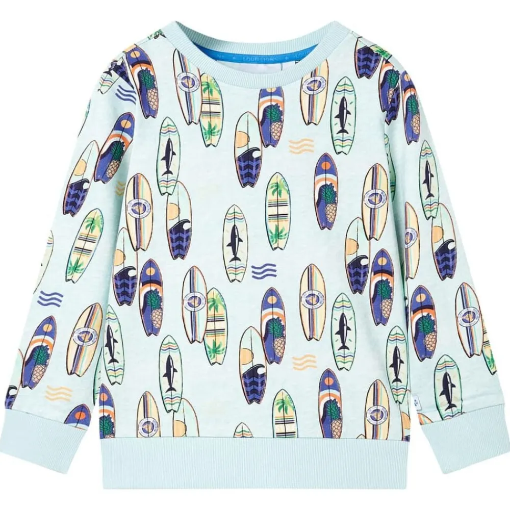 Vêtements & Accessoires-vidaXL Sweatshirt pour enfants mélange bleu pâle 116