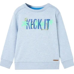 vidaXL Sweatshirt pour enfants mélange pâle 104