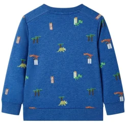 Vêtements & Accessoires-vidaXL Sweatshirt pour enfants mélange bleu foncé 104