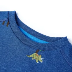 Vêtements & Accessoires-vidaXL Sweatshirt pour enfants mélange bleu foncé 104
