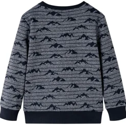 vidaXL Sweatshirt pour enfants mélange bleu marine 104