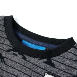 vidaXL Sweatshirt pour enfants mélange bleu marine 104