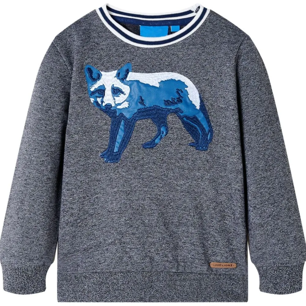 vidaXL Sweatshirt pour enfants bleu marine 92