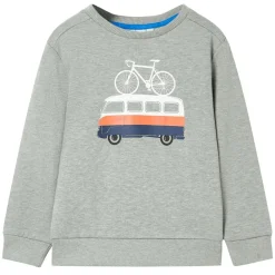 Vêtements & Accessoires-vidaXL Sweatshirt pour enfants mélange kaki clair 92