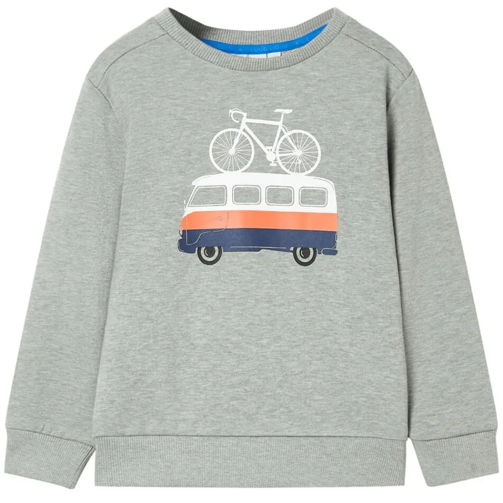 Vêtements & Accessoires-vidaXL Sweatshirt pour enfants mélange kaki clair 92
