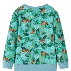 Vêtements & Accessoires-vidaXL Sweatshirt pour enfants mélange vert clair 92