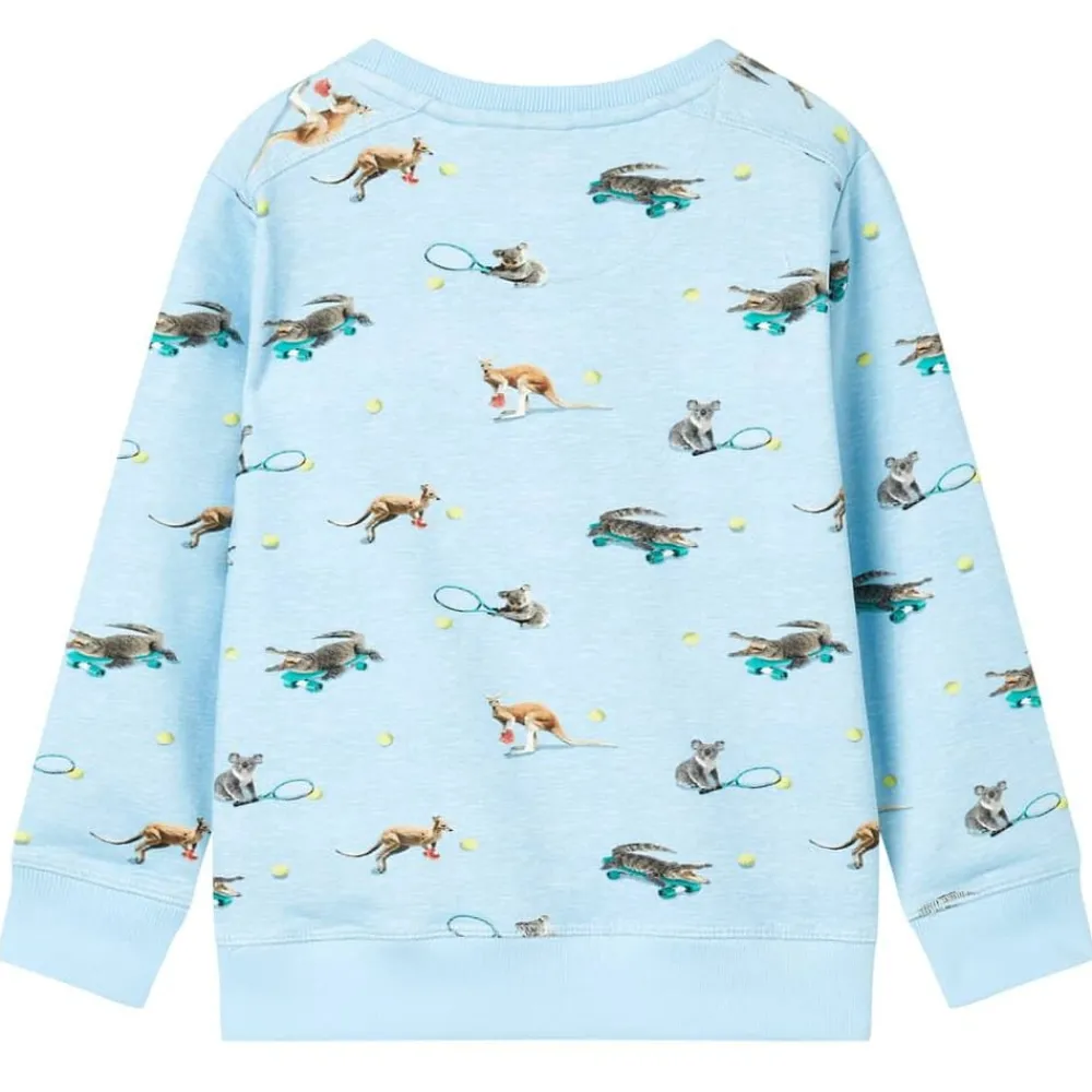 Vêtements & Accessoires-vidaXL Sweatshirt pour enfants mélange bleu clair 104