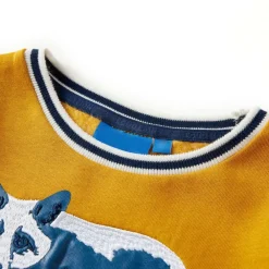 Vêtements & Accessoires-vidaXL Sweatshirt pour enfants 104 Ocre