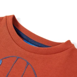 Vêtements & Accessoires-vidaXL Sweat-shirt pour enfants rouillé clair 104