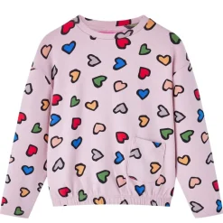 vidaXL Sweatshirt pour enfants rose 92