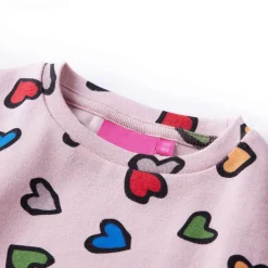 vidaXL Sweatshirt pour enfants rose 92