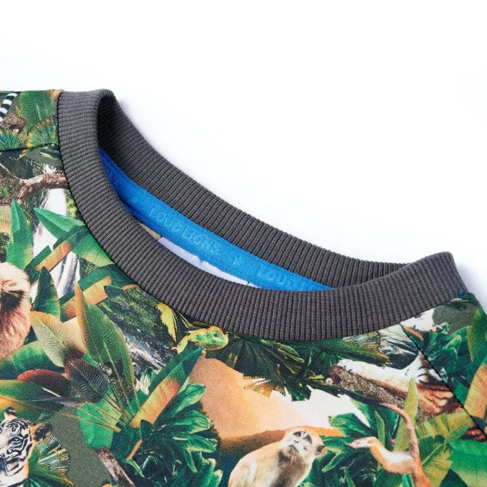 vidaXL Sweatshirt pour enfants vieux pétrole 104