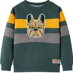 Vêtements & Accessoires-vidaXL Sweatshirt pour enfants vert foncé 104