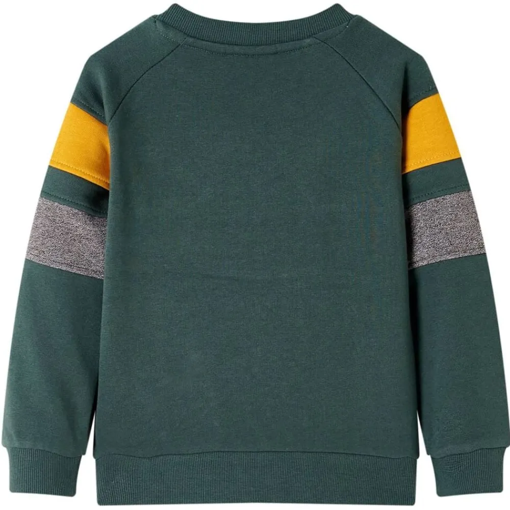 Vêtements & Accessoires-vidaXL Sweatshirt pour enfants vert foncé 104