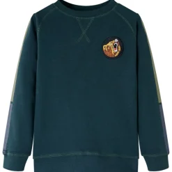 vidaXL Sweat-shirt pour enfants vert mousse 116