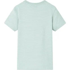 vidaXL T-shirt à rayures pour enfants menthe clair 104