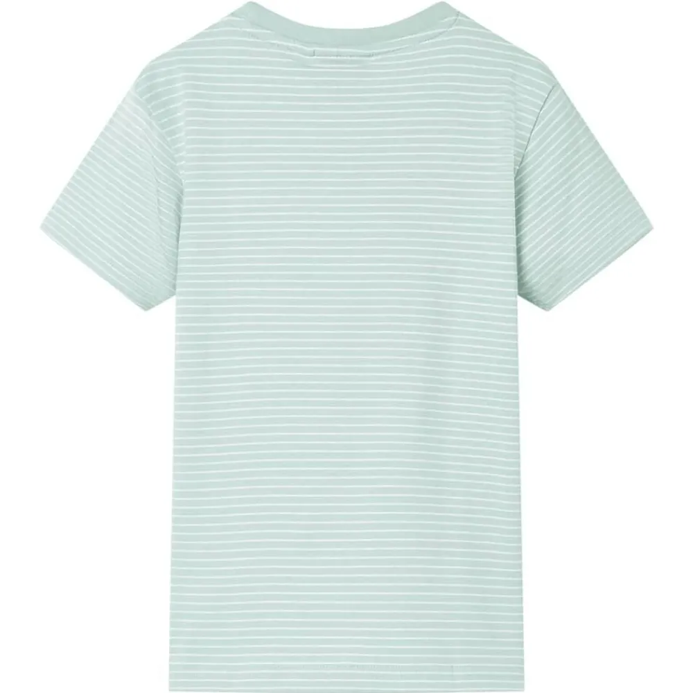 vidaXL T-shirt à rayures pour enfants menthe clair 104