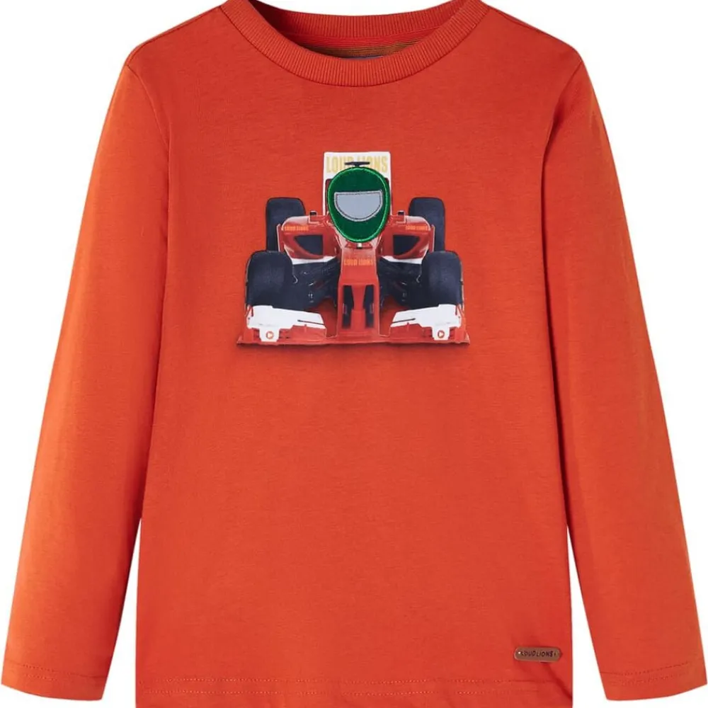 Vêtements & Accessoires-vidaXL T-shirt enfant à manches longues 140 Orange