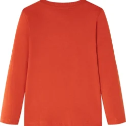Vêtements & Accessoires-vidaXL T-shirt enfant à manches longues 140 Orange