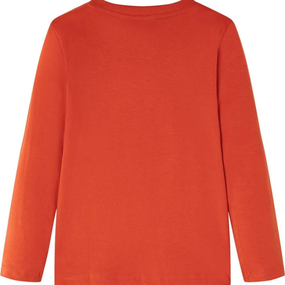 Vêtements & Accessoires-vidaXL T-shirt enfant à manches longues 140 Orange