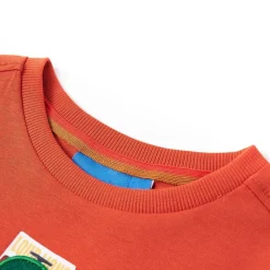 Vêtements & Accessoires-vidaXL T-shirt enfant à manches longues 140 Orange
