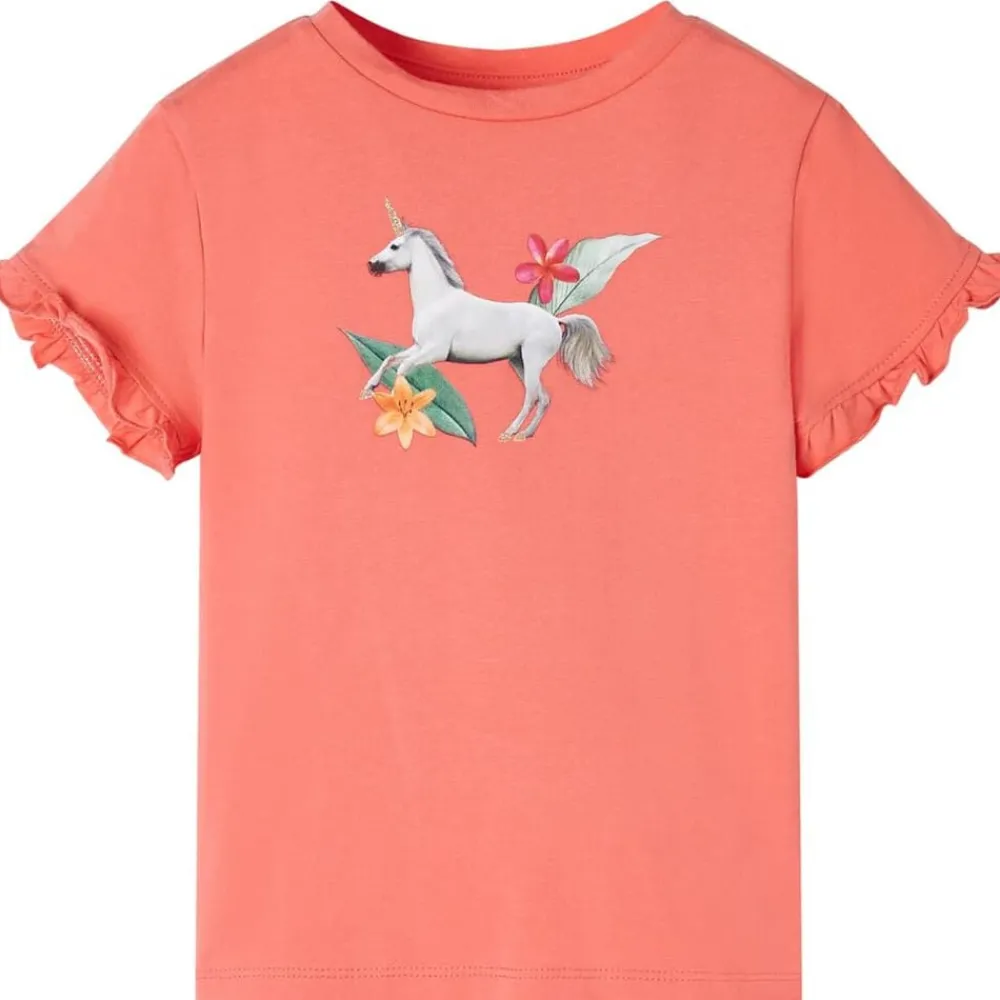 vidaXL T-shirt enfants à manches courtes 104