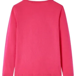 Vêtements & Accessoires-vidaXL T-shirt enfants à manches longues vif 104 Rose