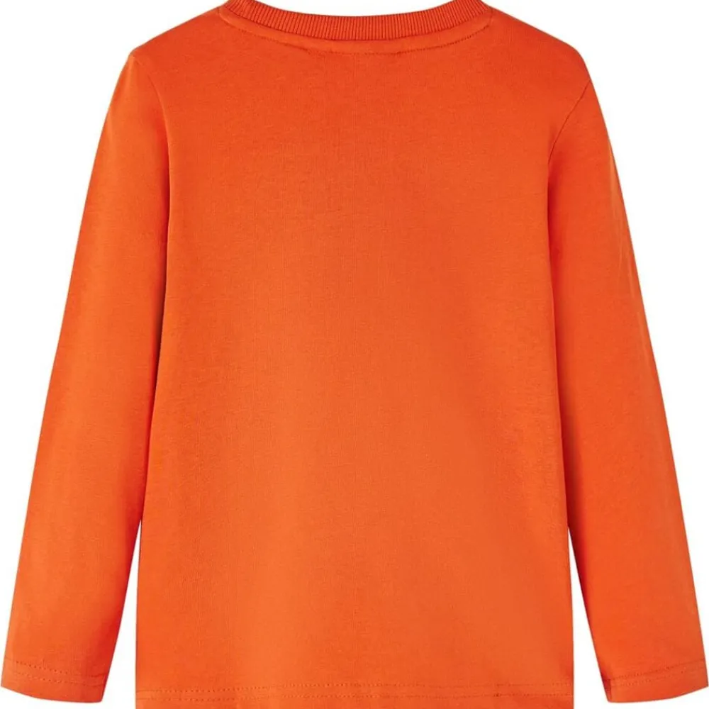 Vêtements & Accessoires-vidaXL T-shirt enfants à manches longues orange 92