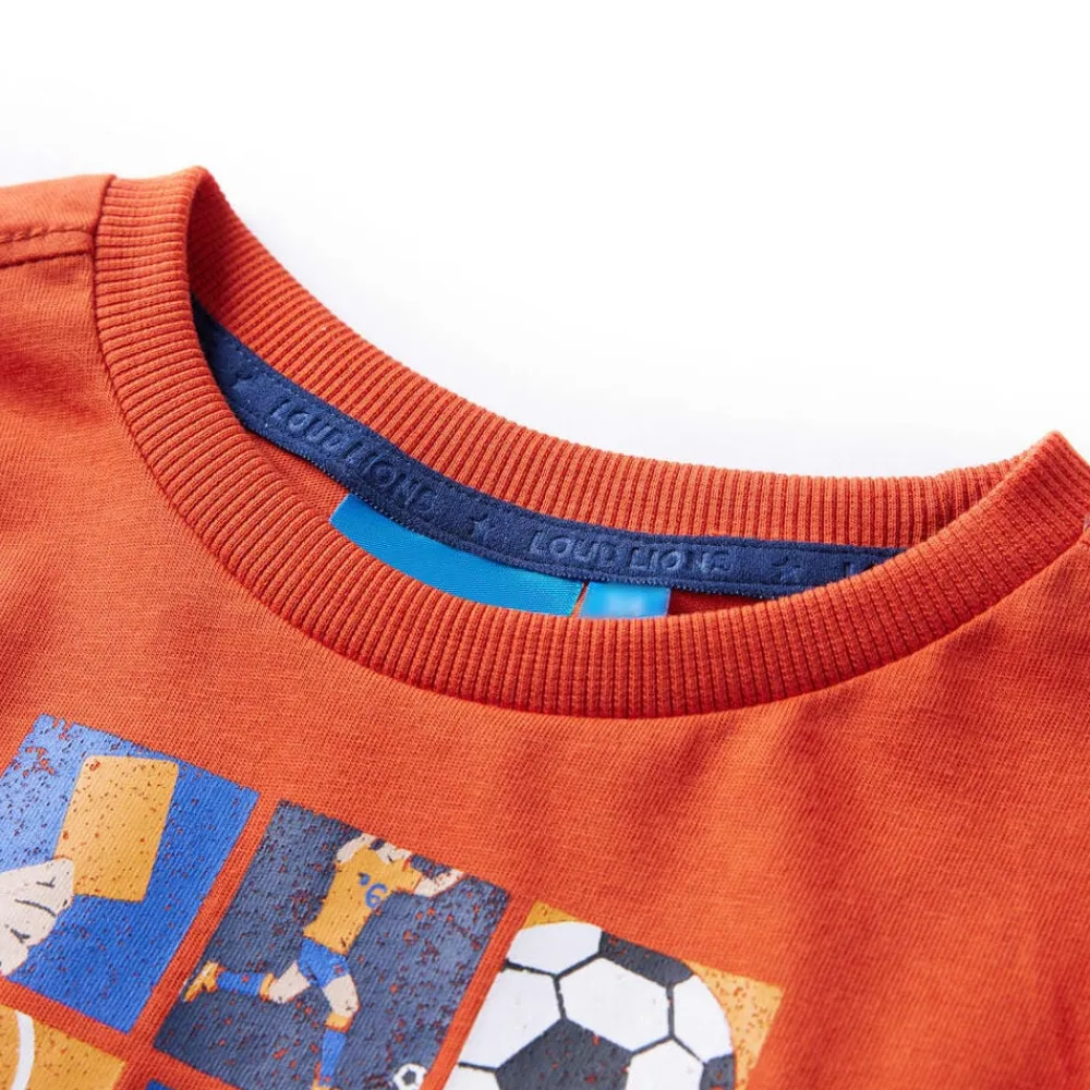 Vêtements & Accessoires-vidaXL T-shirt enfants à manches longues orange 92