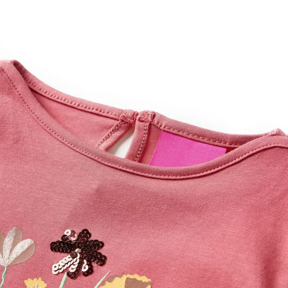 vidaXL T-shirt enfants à manches longues vieux 92