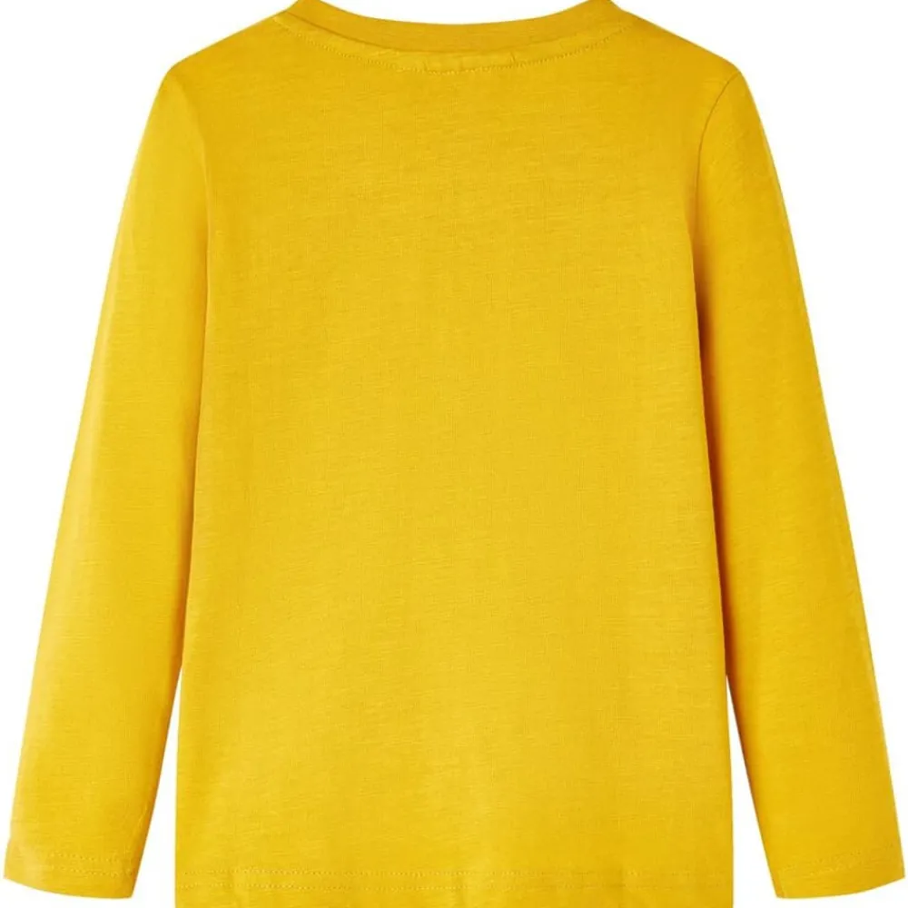 Vêtements & Accessoires-vidaXL T-shirt enfants à manches longues 104 Ocre