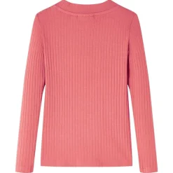 Vêtements & Accessoires-vidaXL T-shirt enfants à manches longues rose vieux 92 vieux rose