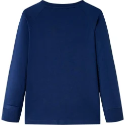 Vêtements & Accessoires-vidaXL T-shirt enfants à manches longues bleu marine 104