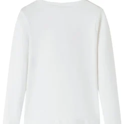 Vêtements & Accessoires-vidaXL T-shirt enfants à manches longues écru 104 &Eacute;cru