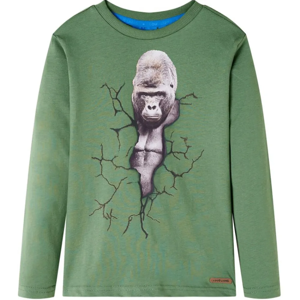 vidaXL T-shirt enfants à manches longues clair 104