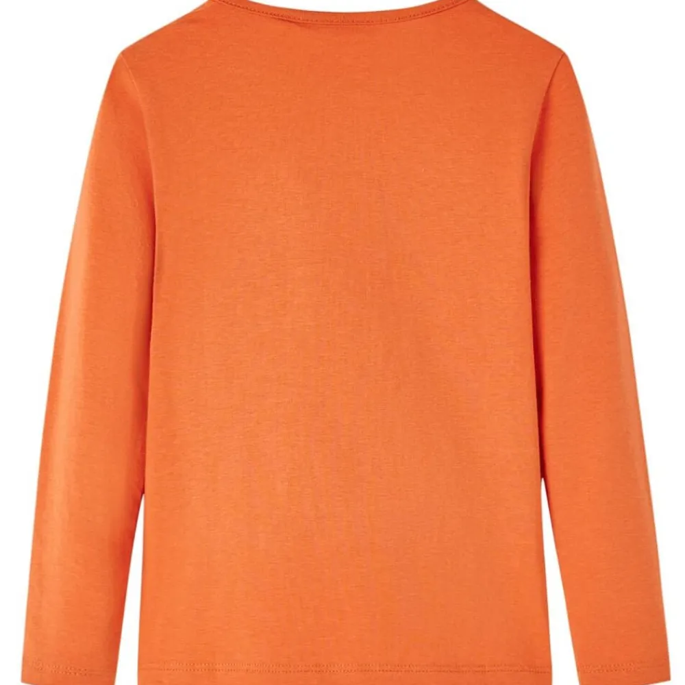 vidaXL T-shirt enfants à manches longues brûlé 92