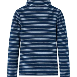 Vêtements & Accessoires-vidaXL T-shirt enfants à manches longues bleu marine 128