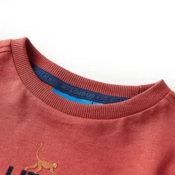 vidaXL T-shirt enfants à manches longues brûlé 92