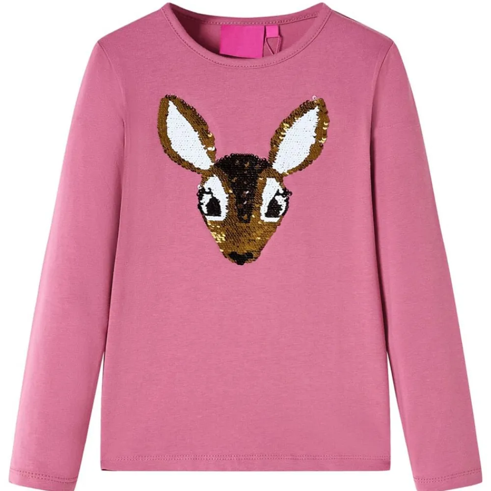 vidaXL T-shirt enfants à manches longues 92