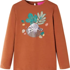 vidaXL T-shirt enfants à manches longues 128