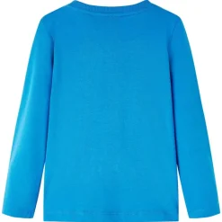 vidaXL T-shirt enfants à manches longues bleu cobalt 92