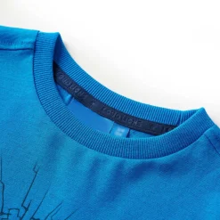 vidaXL T-shirt enfants à manches longues bleu cobalt 92