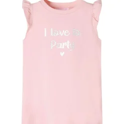 Vêtements & Accessoires-vidaXL T-shirt enfants avec manches à volants 104 Rose clair