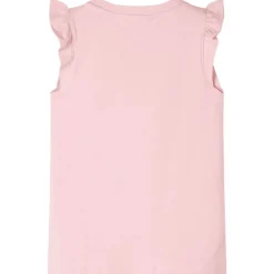 Vêtements & Accessoires-vidaXL T-shirt enfants avec manches à volants 104 Rose clair