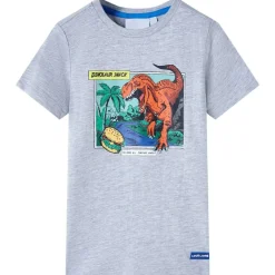 Vêtements & Accessoires-vidaXL T-shirt enfants 116 Gris